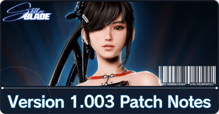 Stellar Blade - Patch 1.003  and Boss Challenge Mode