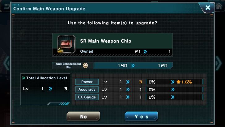 Unit Enhancement Step 4 - Gundam UCE