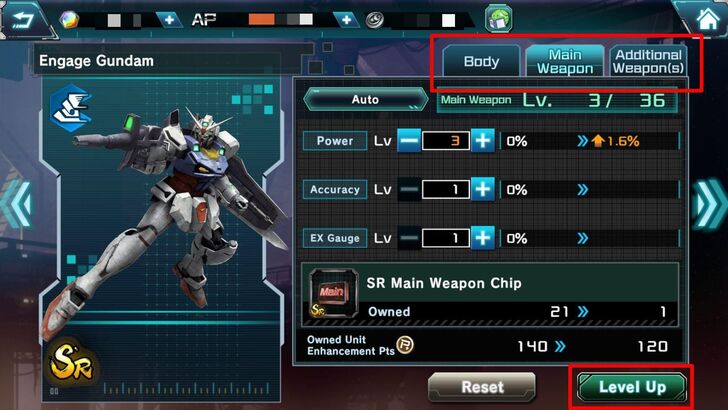 Unit Enhancement Step 3 - Gundam UCE