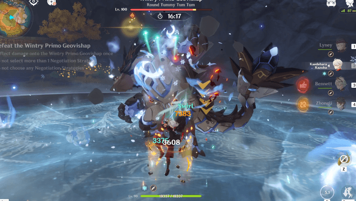 Genshin - Wintry Primo Geovishap Main Strategy