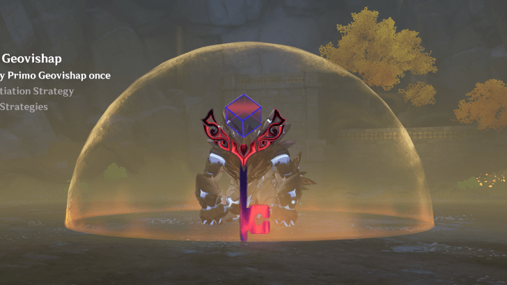 Genshin - Wintry Primo Geovishap Stage Layout