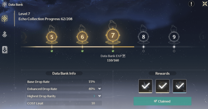 Wuthering Waves - Data Bank