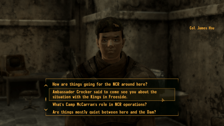 Fallout New Vegas - Colonel Hsu