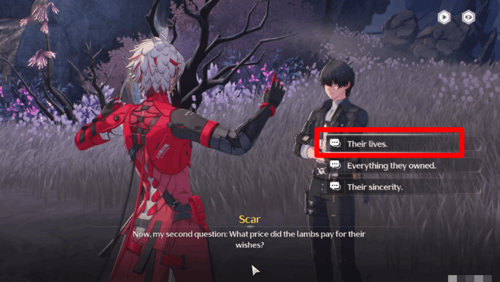 Wuthering Waves - Their lives correct answer