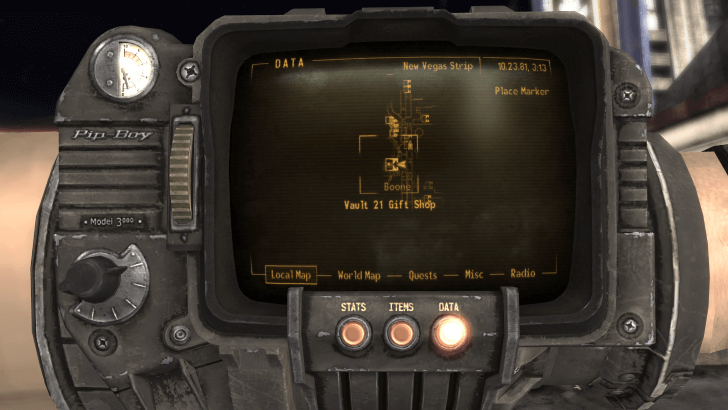 Fallout New Vegas Vault 21 Map Location