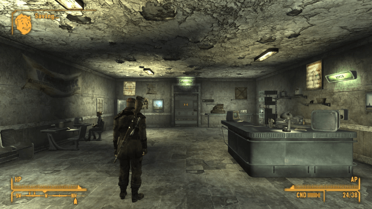 Fallout New Vegas Vault 21 Interior