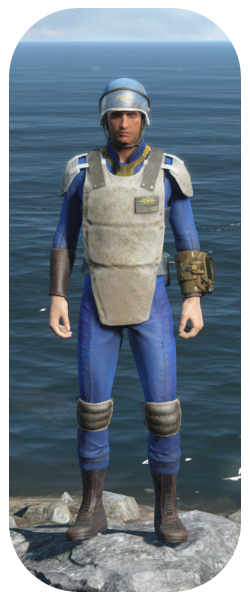 Fallout 4 Vault-Tec Security Armor (Dirty)