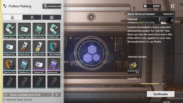 Wuthering Waves - Synthesizer Items