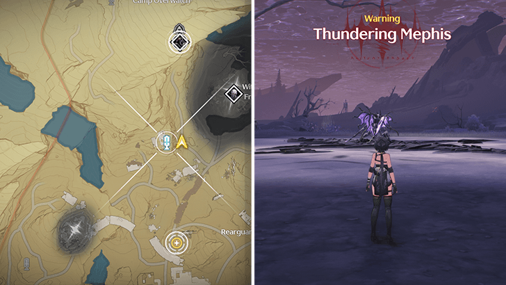 Wuthering Waves - Thundering Mephis Location