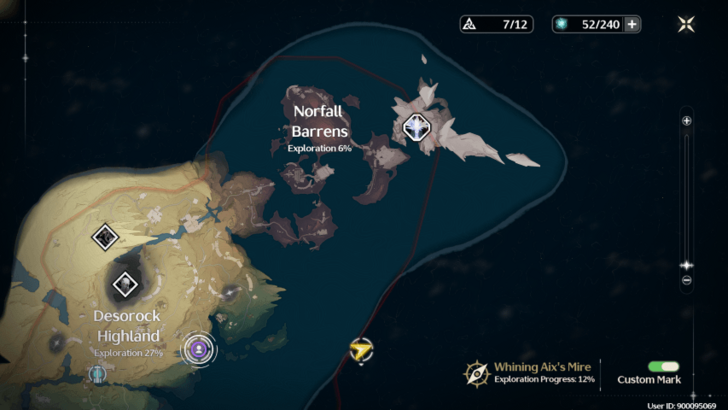 Wuthering Waves - Statue of the Crownless Heart Dreamless Weekly Boss Location