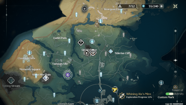 Wuthering Waves - Scar Map Location