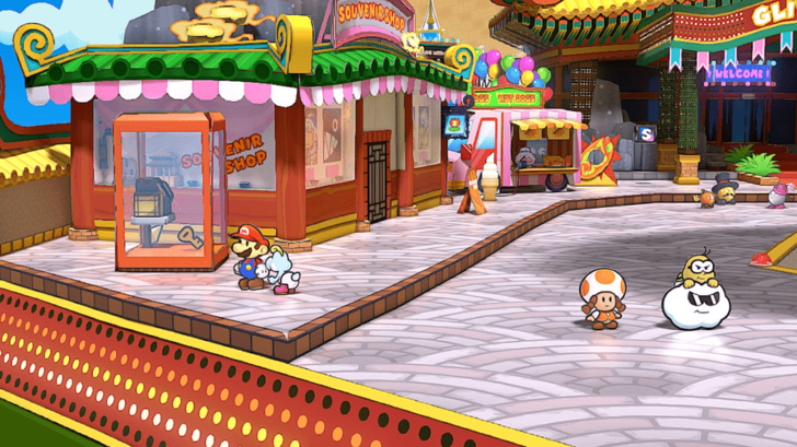 Paper Mario TTYD Switch Remake - Storage Key in Phone Booth