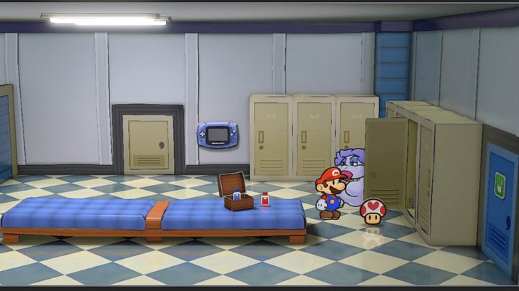 Paper Mario TTYD Switch Remake - Life Shroom in Locker