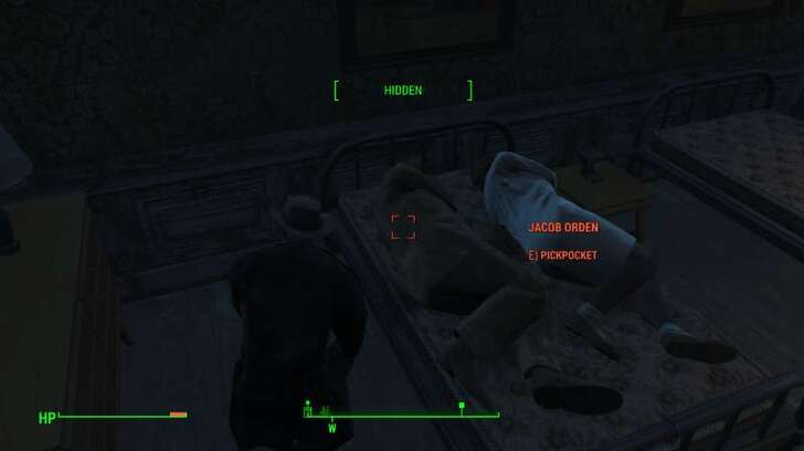 Fallout 4 - Jacob Orden Sleeping
