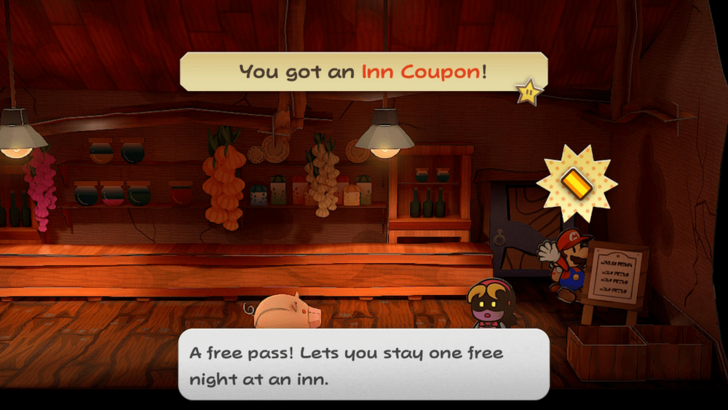 Paper Mario TTYD Switch Remake - Inn Coupon Twilight Town