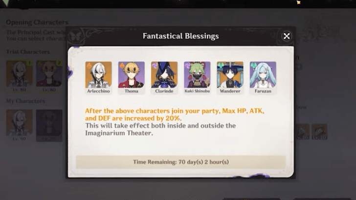 Genshin Impact - Imaginarium Theater Fantastical Blessing