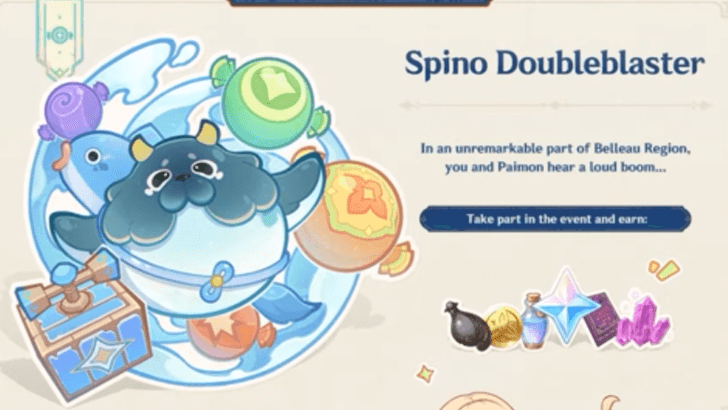 Genshin Impact - 4.7 New Event - Spino Doubleblaster