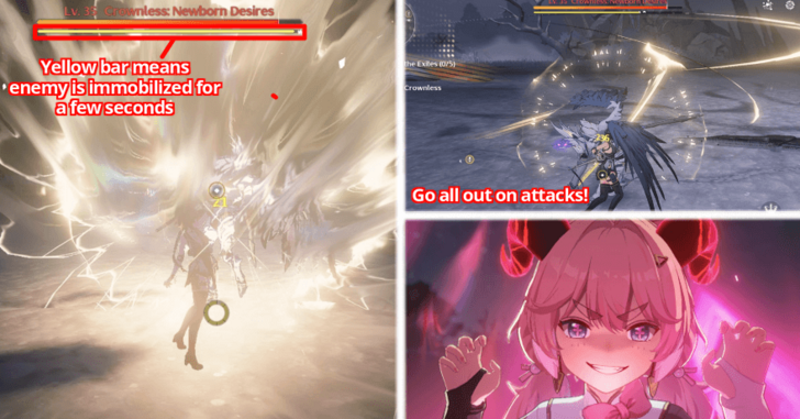 Wuthering Waves - Attack Crownless when immobilized