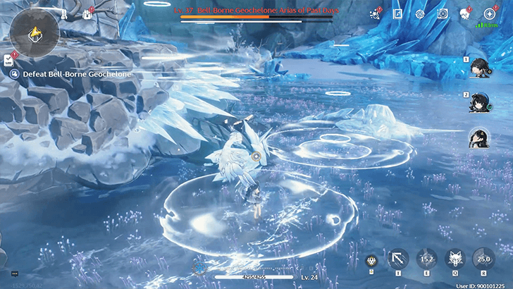 Wuthering Waves - Bell-Borne Geochelone Avoid Falling Icicles