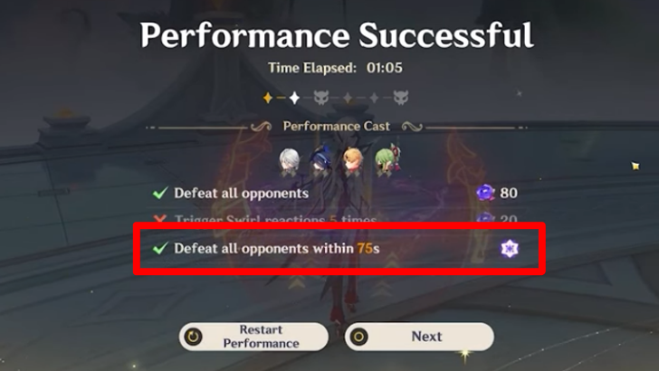 Genshin - Imaginarium Theater - Performance Medals