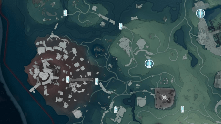Wuthering Waves - Port City of Guixu Resonance Beacon Locations