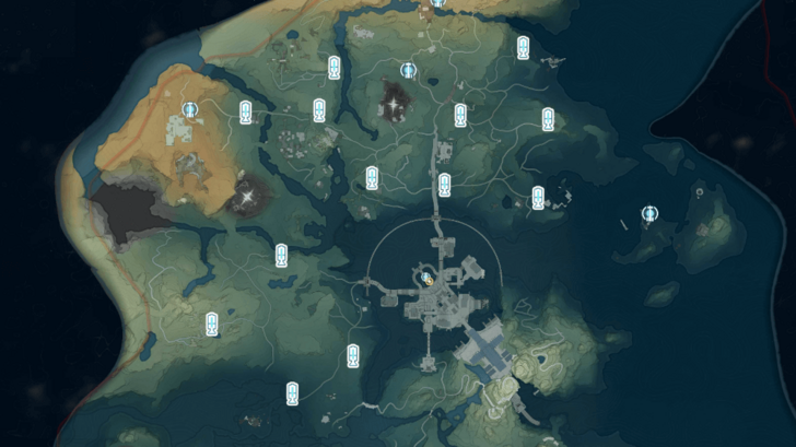 Wuthering Waves - Central Plains Resonance Beacon Locations