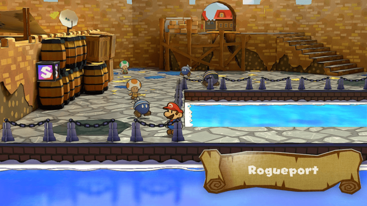 Paper Mario TTYD Switch Remake - Rogueport Docks