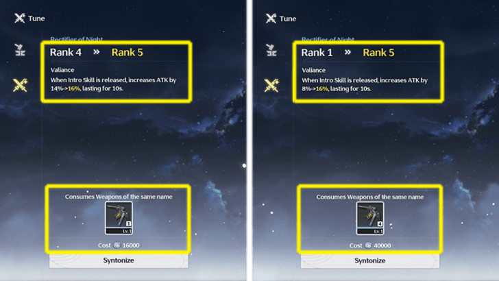 Wuthering Waves - Upgrading Weapons