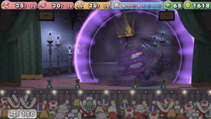 Paper Mario TTYD Switch Remake - Avoid Charge Attacks With Vivian