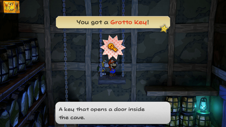 Paper Mario TTYD Switch Remake - Grotto Key