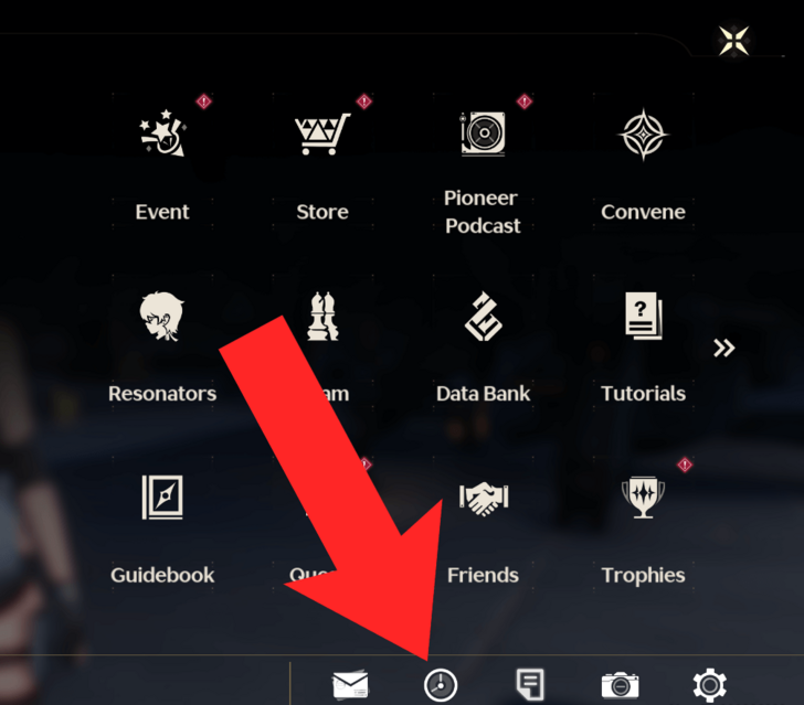 Wuthering Waves - Clock System in Terminal