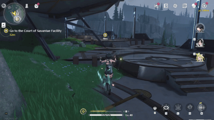 Wuthering Waves - Go to the Court of Savantae Facility