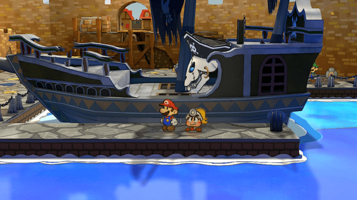 Paper Mario TTYD Switch Remake - The Black Skull Ship