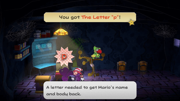 Paper Mario Thousand Year Door - Getting the Letter P