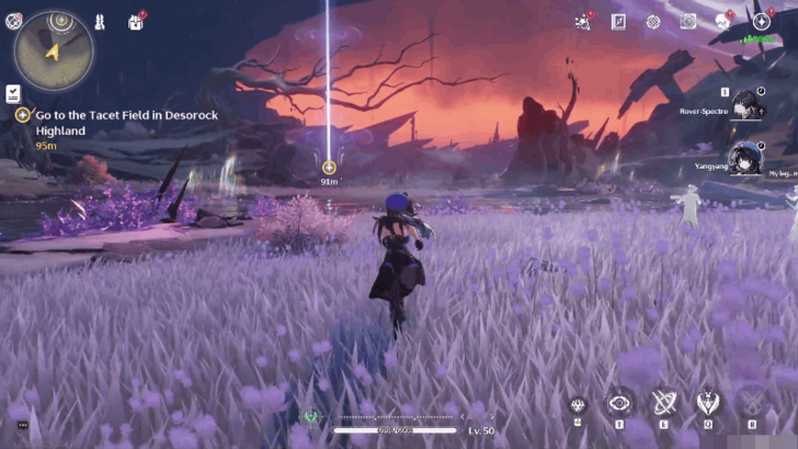 Wuthering Waves - Go to the Tacet Field in Desorock Highland