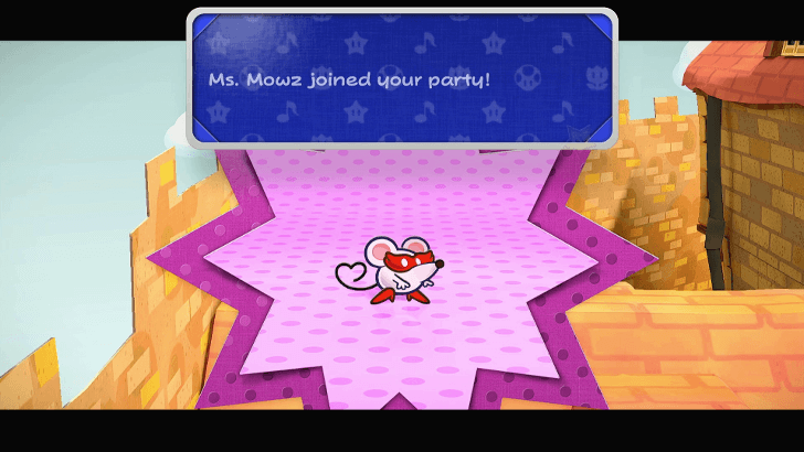 Paper Mario Thousand Year Door - Elusive Badge Ms Mowz