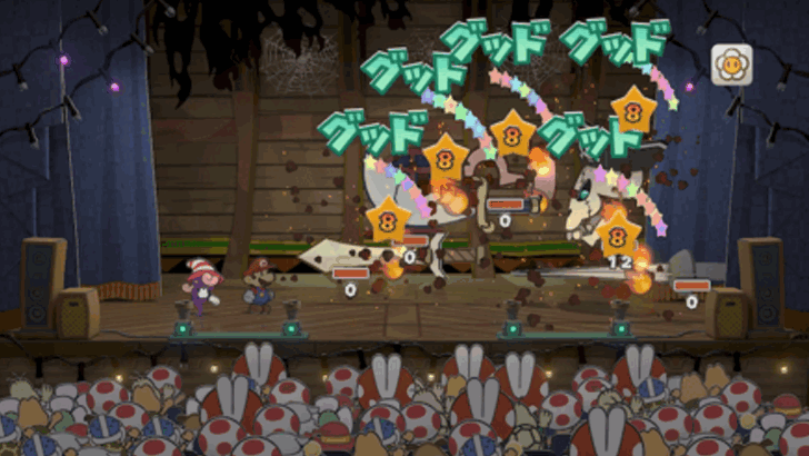 Paper Mario TTYD Switch Remake - Using Spread Attacks to Cortez