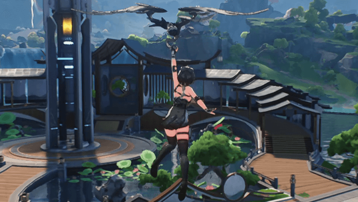 Wuthering Waves - Grappling Hook While Mid-Air 1