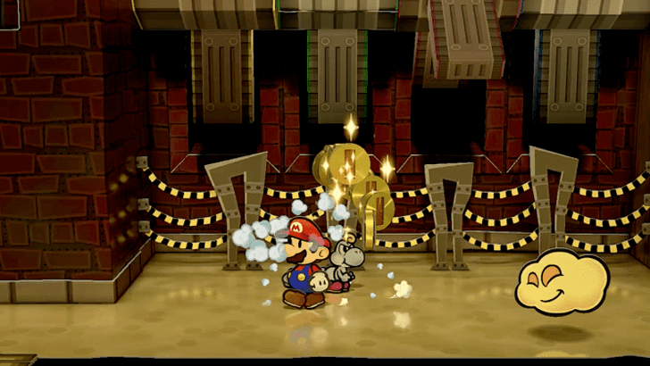 Paper Mario Thousand Year Door - Pick Up Coins from Enemies