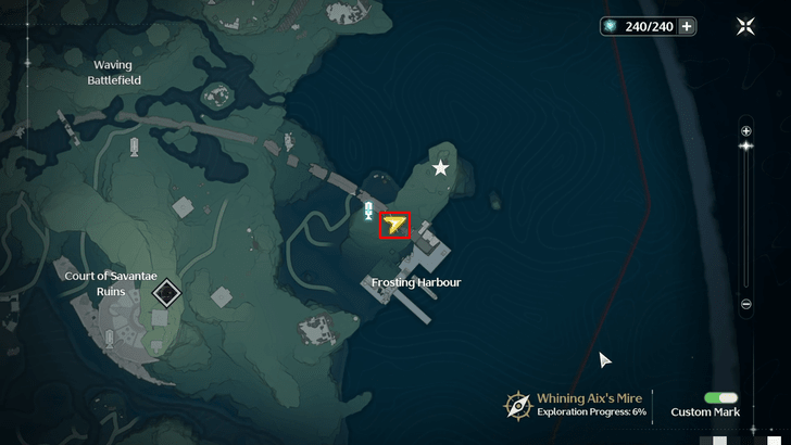 Wuthering Waves - Look Afar at the Break of Dawn Puzzle Location