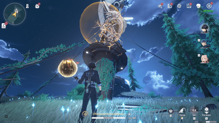 Wuthering Waves - Throw an Explosive Charge at Lighthouse Thorns