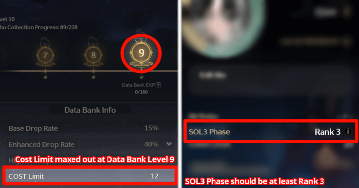 Wuthering Waves - Level up Data Bank to get Cost Limit 12