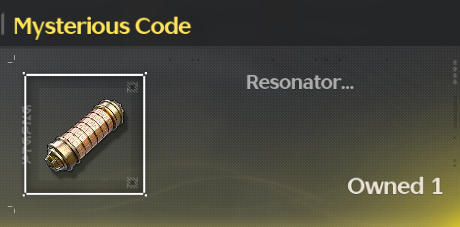 Wuthering Waves - Mysterious Code