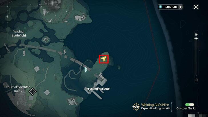 Wuthering Waves - Frosting Harbor Lighthouse Location