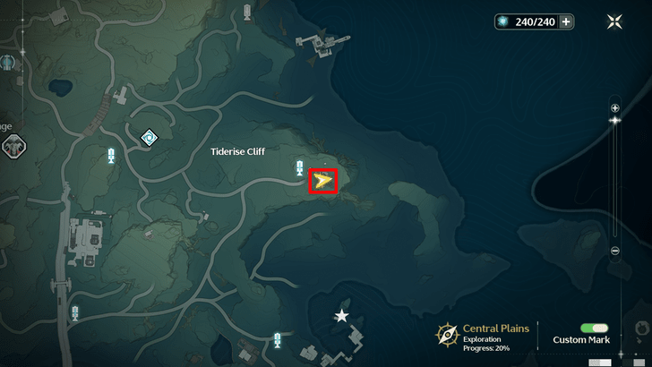 Wuthering Waves - Tiderise Cliff Lighthouse Location