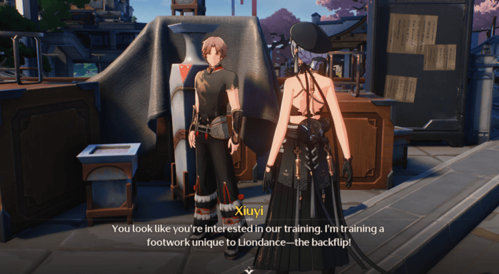 Wuthering Waves - Backflip Challenge NPC