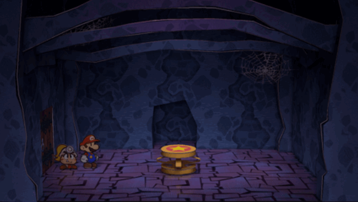 Paper Mario TTYD Switch Remake - Use the Spring to go Back Up