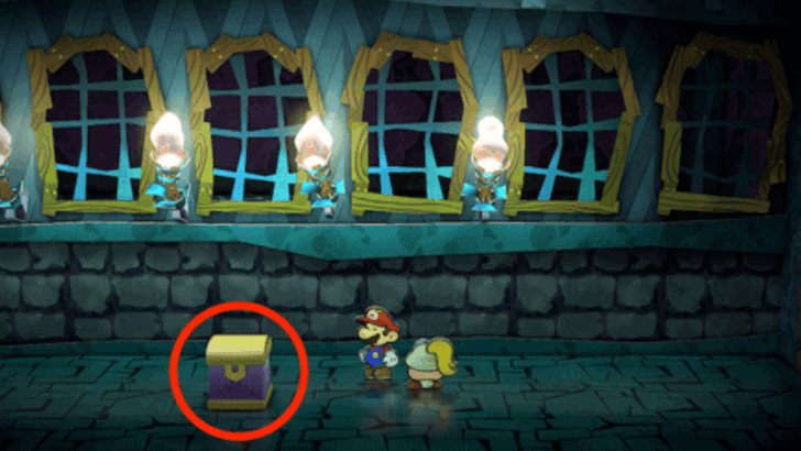 Paper Mario TTYD Switch Remake - Chest in the Basement of Creepy Steeple
