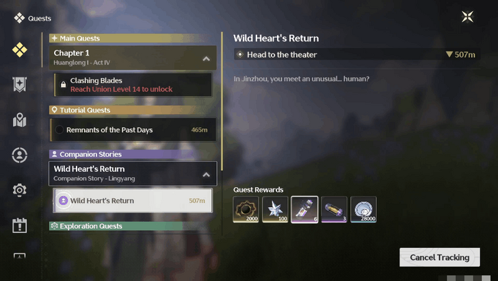 Wuthering Waves - Companion Story Rewards