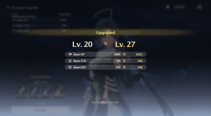 Wuthering Waves - Leveling Up Resonators